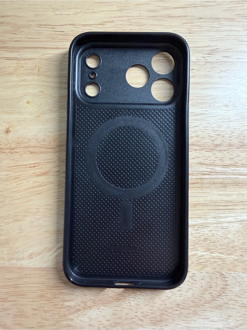 Brown Monogram Phone Case with Gold Accents - Picture 4 of 7